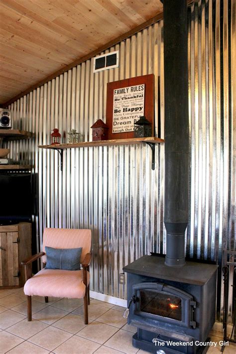 metal walls in house|metal sheeting for interior walls.